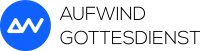 Aufwind Logotype blau