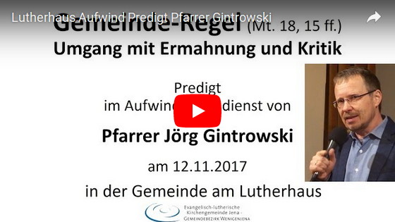 Video Predigt Ermahnung Thumbnail