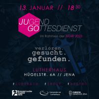 Jugendgottesdienst Flyer verloren gesucht gefunden