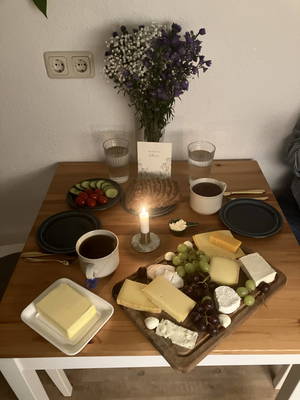 Gedeckter Tisch