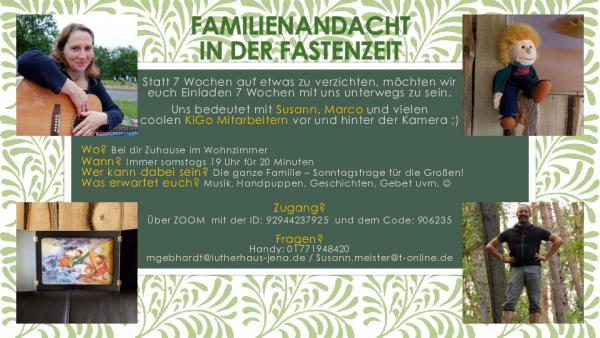 Familienandacht in der Fastenzeit Flyer