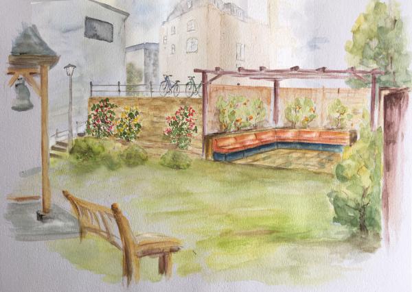 Lutherhausgarten2020 Sitzecke