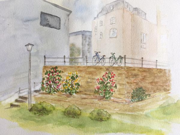 Lutherhausgarten2020 Fahrradstellplatz